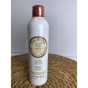 PERLIER Shea Butter Ultra Rich Moisturizing Cream Shower 8.4oz  Made in Italy